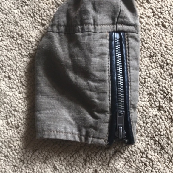 Free people jacket with leather - Picture 5 of 6